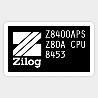 Zilog Z80 Integrated Circuit Markings Sticker